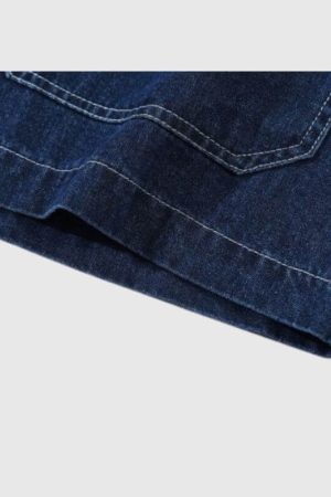 Style Core Aesthetics, New Style Trends Denim Multi-pocket Shirts