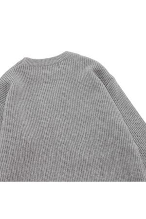 Style Core Aesthetics, New Style Trends Denim Patchwork Design Pullover