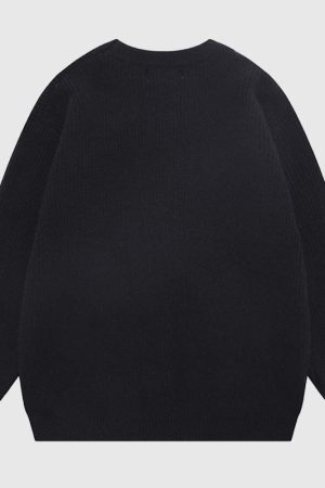 Style Core Aesthetics, New Style Trends Denim Patchwork Design Pullover