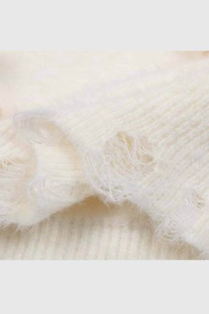 Style Core Aesthetics, New Style Trends Detachable Bear Knit Sweater