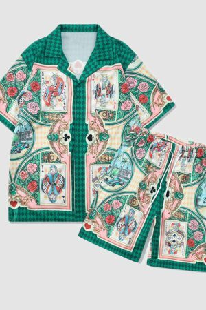 Style Core Aesthetics, New Style Trends Digital Printed Summer Shirt+Shorts