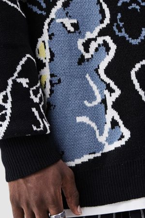 Style Core Aesthetics, New Style Trends Dinosaur Cardigan Sweater