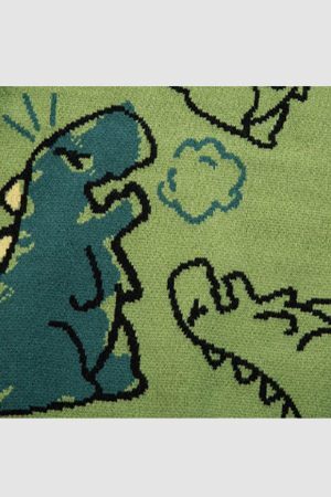 Style Core Aesthetics, New Style Trends Dinosaur Knitted Sweater