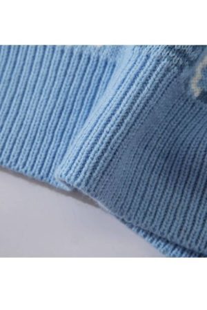 Style Core Aesthetics, New Style Trends Dinosaur Pattern Stitching Knit Sweater