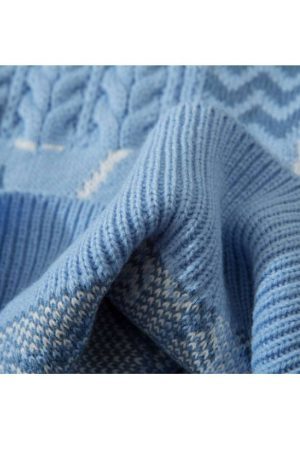 Style Core Aesthetics, New Style Trends Dinosaur Pattern Stitching Sweater