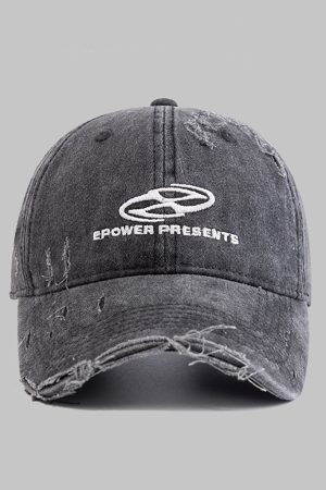 Style Core Aesthetics, New Style Trends Distressed Denim Baseball Cap