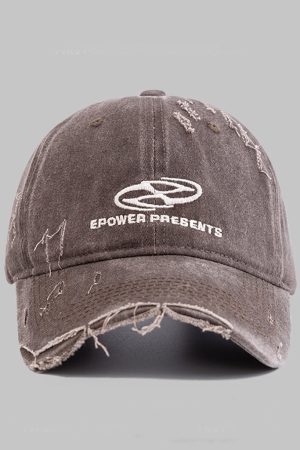 Style Core Aesthetics, New Style Trends Distressed Denim Baseball Cap