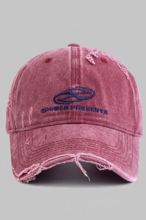 Style Core Aesthetics, New Style Trends Distressed Denim Baseball Cap