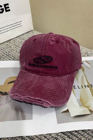 Style Core Aesthetics, New Style Trends Distressed Denim Baseball Cap