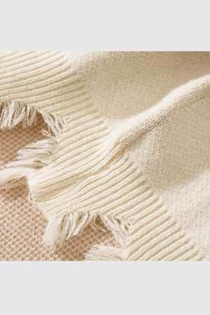 Style Core Aesthetics, New Style Trends Distressed Knit Pullover Sweater