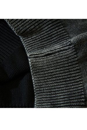 Style Core Aesthetics, New Style Trends Distressed Star Print Cropped Sweater