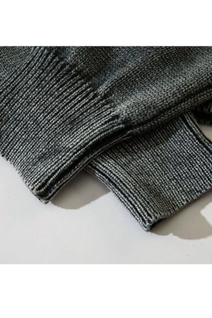 Style Core Aesthetics, New Style Trends Distressed Star Print Cropped Sweater