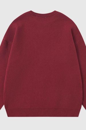 Style Core Aesthetics, New Style Trends Dog Pattern Knit Sweater