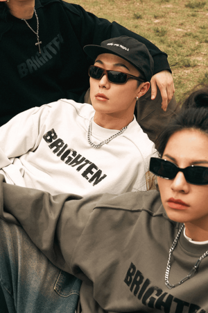 Style Core Aesthetics, New Style Trends Double Letter Print Sweatshirt