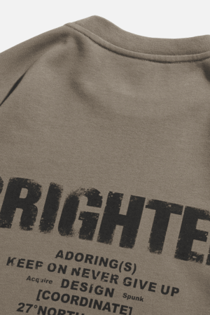 Style Core Aesthetics, New Style Trends Double Letter Print Sweatshirt