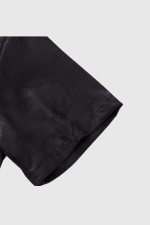Style Core Aesthetics, New Style Trends Dragon Jacquard Shirts