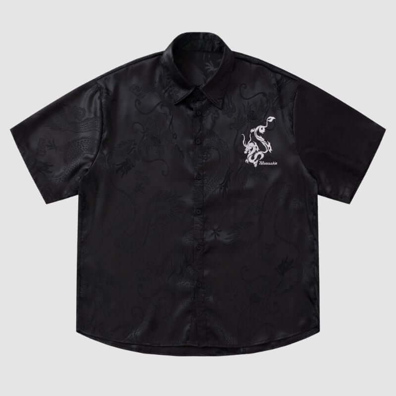 Style Core Aesthetics, New Style Trends Dragon Jacquard Shirts