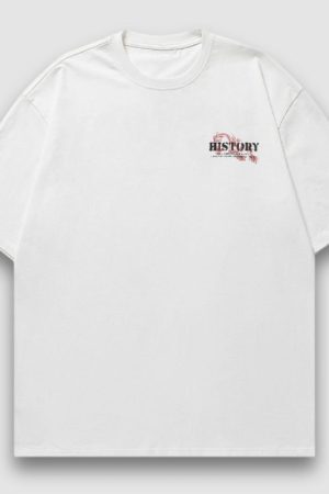 Style Core Aesthetics, New Style Trends Dragon Pattern Printed Tee