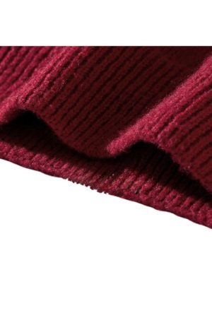 Style Core Aesthetics, New Style Trends Dragon-Themed Loose Knit Sweater