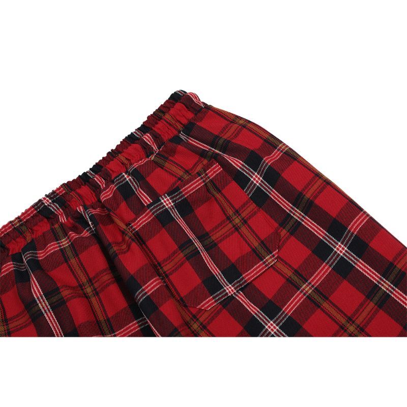 Style Core Aesthetics, New Style Trends Drawstring Plaid Casual Pants Style Core Aesthetics, New Style Trends Drawstring Plaid Casual Pants