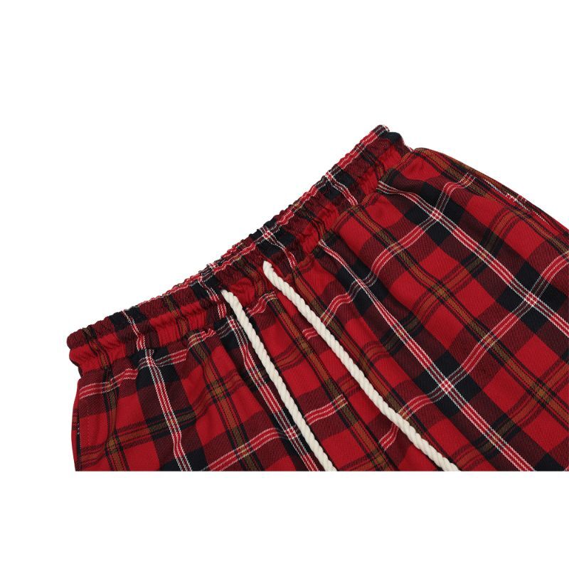 Style Core Aesthetics, New Style Trends Drawstring Plaid Casual Pants Style Core Aesthetics, New Style Trends Drawstring Plaid Casual Pants