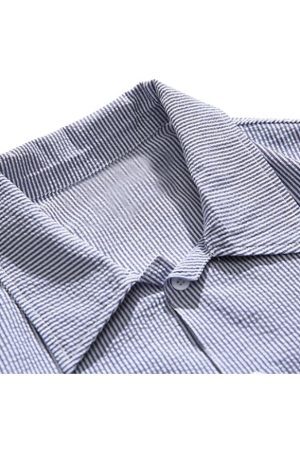 Style Core Aesthetics, New Style Trends Drawstring Pocket Stripe Shirts
