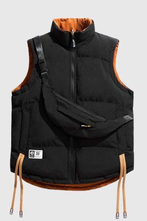 Style Core Aesthetics, New Style Trends Dual-Wear Puffer Vest With Bags