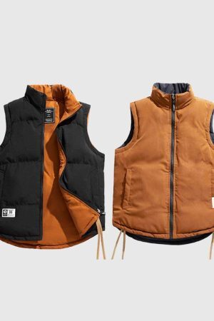 Style Core Aesthetics, New Style Trends Dual-Wear Puffer Vest With Bags
