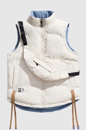 Style Core Aesthetics, New Style Trends Dual-Wear Puffer Vest With Bags