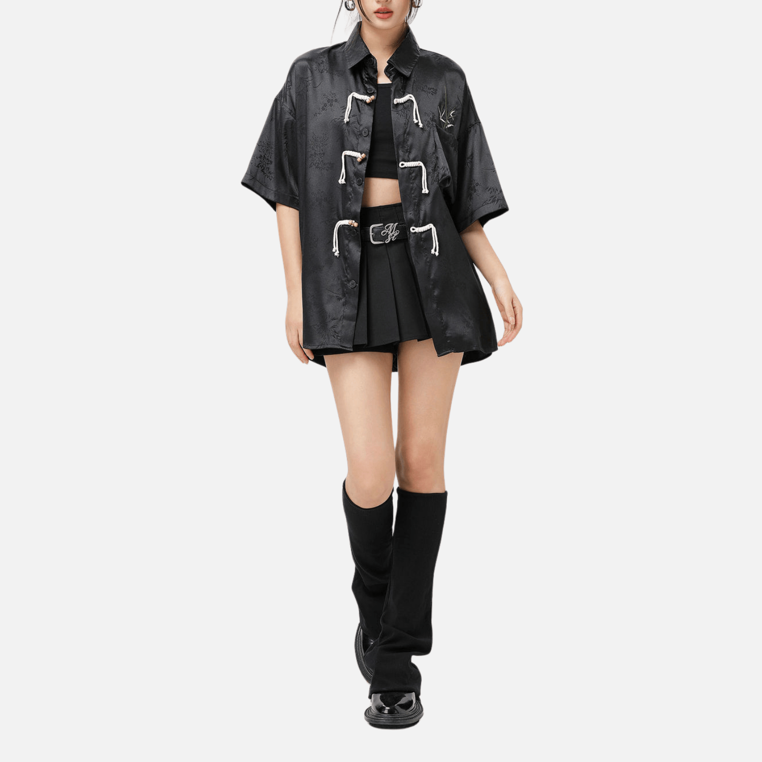 Style Core Aesthetics, New Style Trends Elegant Heart Embroidered Shirt Style Core Aesthetics, New Style Trends Elegant Heart Embroidered Shirt