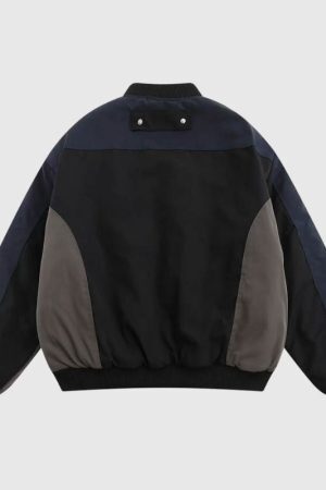 Style Core Aesthetics, New Style Trends Embroidered Aviator Insulated Coat