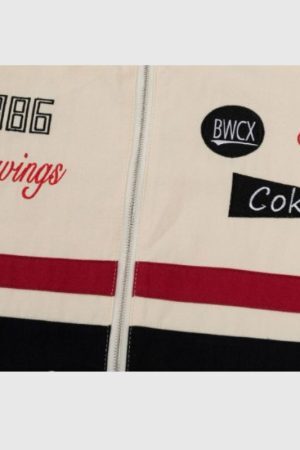 Style Core Aesthetics, New Style Trends Embroidered Biker Shirt