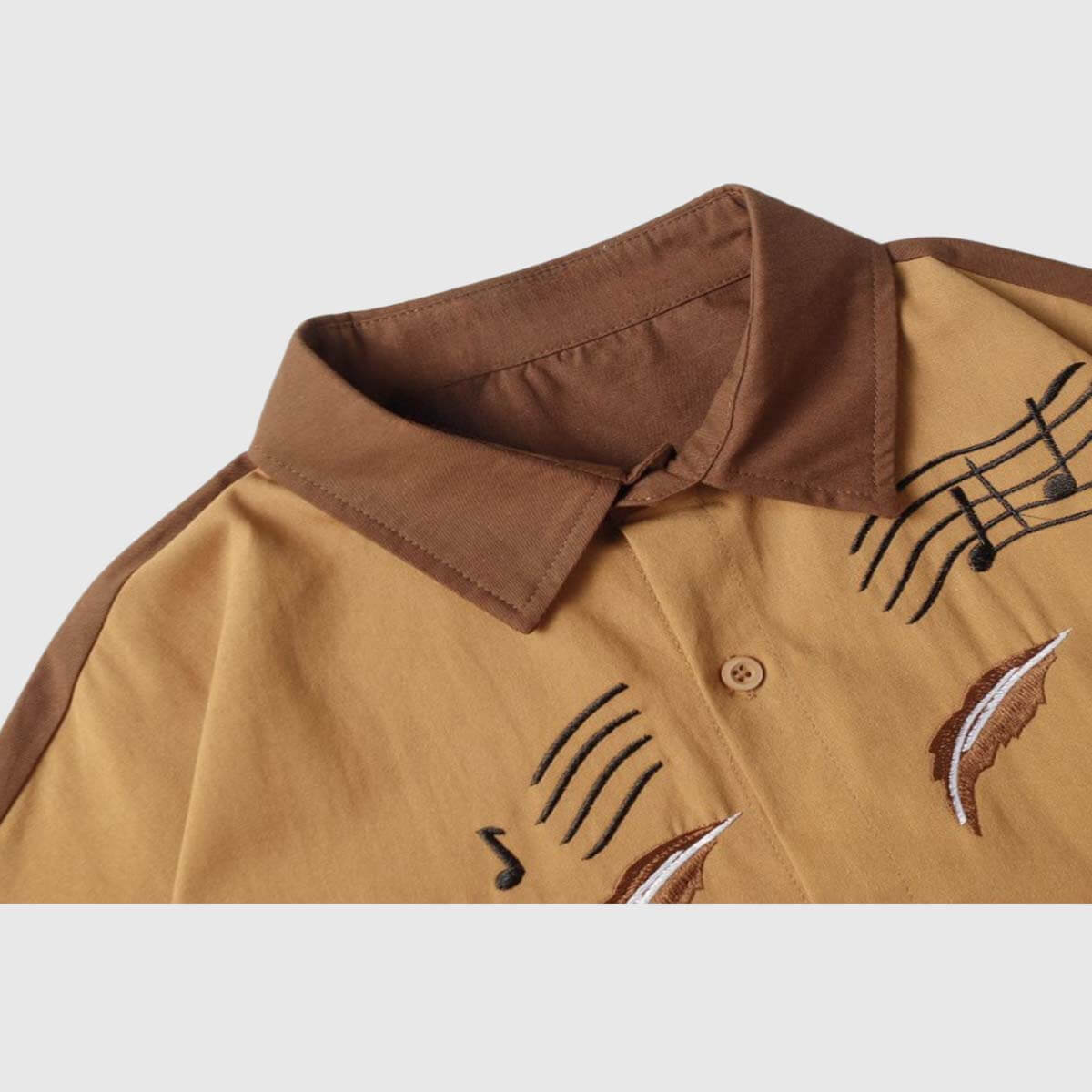 Style Core Aesthetics, New Style Trends Embroidered Cat Cotton Shirt Style Core Aesthetics, New Style Trends Embroidered Cat Cotton Shirt