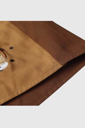 Style Core Aesthetics, New Style Trends Embroidered Cat Cotton Shirt