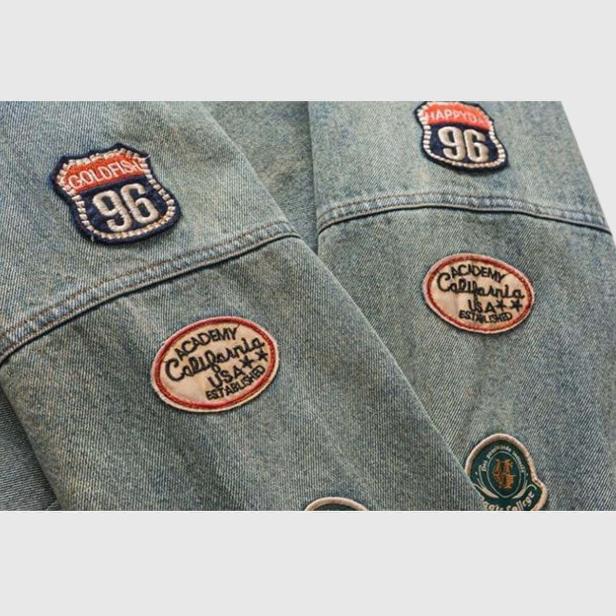 Style Core Aesthetics, New Style Trends Embroidered Denim Jacket Style Core Aesthetics, New Style Trends Embroidered Denim Jacket
