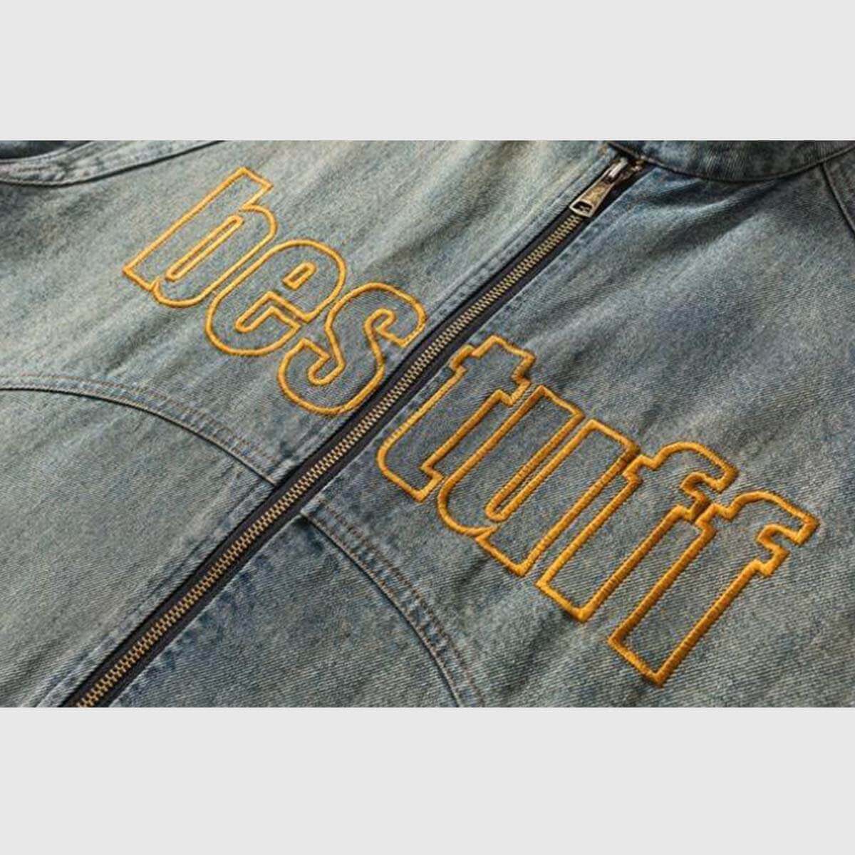 Style Core Aesthetics, New Style Trends Embroidered Denim Jacket Style Core Aesthetics, New Style Trends Embroidered Denim Jacket