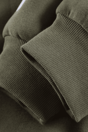 Style Core Aesthetics, New Style Trends Embroidered Letter Patch Sweatshirt