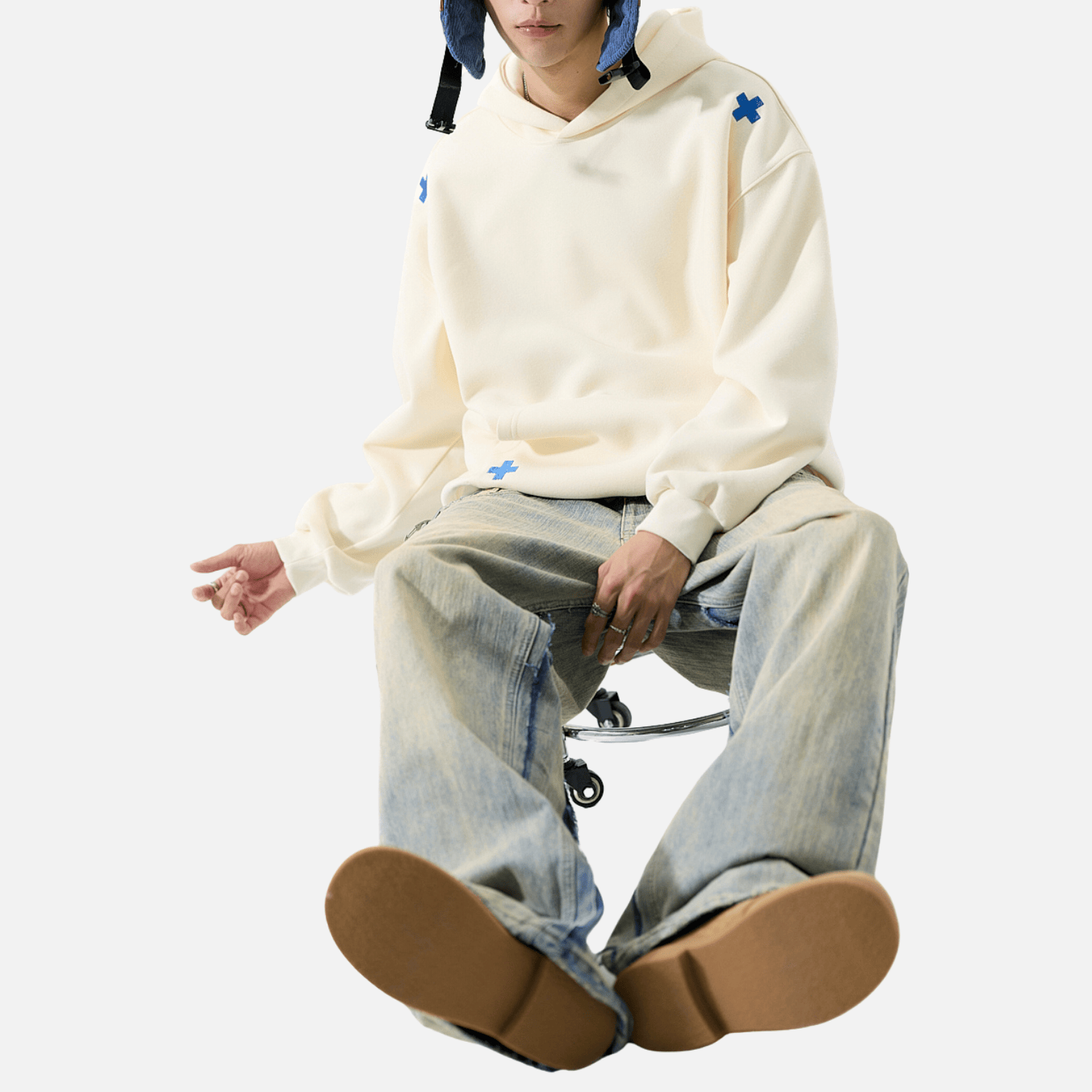 Style Core Aesthetics, New Style Trends Embroidered Letter Patch Sweatshirt Style Core Aesthetics, New Style Trends Embroidered Letter Patch Sweatshirt