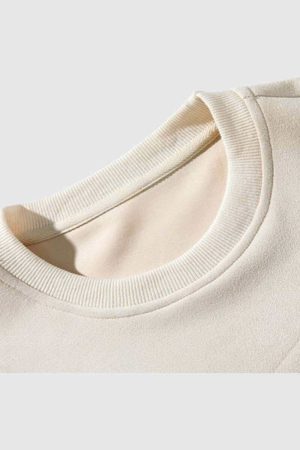 Style Core Aesthetics, New Style Trends Embroidered Oversized  Sweatshirt