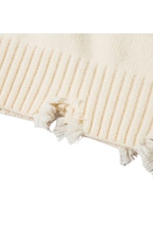 Style Core Aesthetics, New Style Trends Embroidered Strawberry Jacquard Sweater