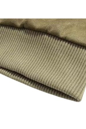 Style Core Aesthetics, New Style Trends Embroidered Suede Baseball Jacket