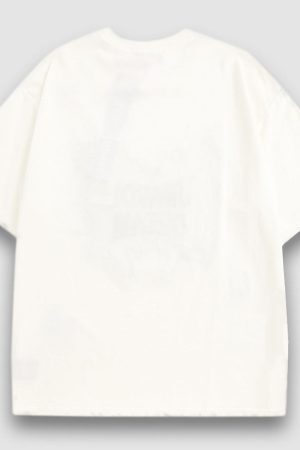 Style Core Aesthetics, New Style Trends Embroidery Butterfly Denim Patch Tee