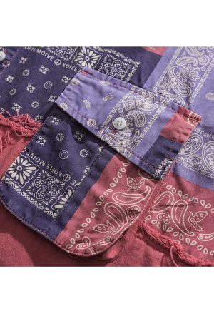 Style Core Aesthetics, New Style Trends Ethnic Cotton Contrast Shirts