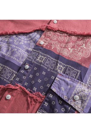 Style Core Aesthetics, New Style Trends Ethnic Cotton Contrast Shirts