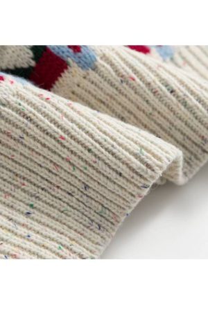 Style Core Aesthetics, New Style Trends Ethnic Style Rabbit Pattern Sweater