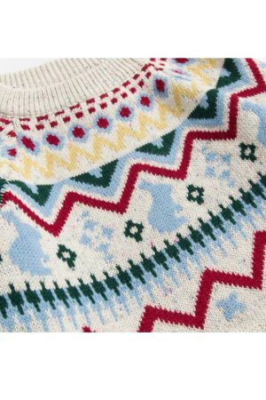 Style Core Aesthetics, New Style Trends Ethnic Style Rabbit Pattern Sweater