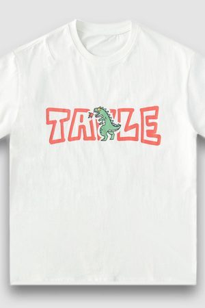 Style Core Aesthetics, New Style Trends Fire Breathing Dinosaur Print Tee