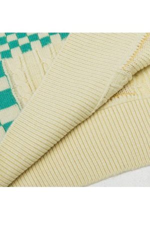 Style Core Aesthetics, New Style Trends Floral And Check Pattern Sweater