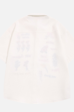 Style Core Aesthetics, New Style Trends Floral Embroidered Summer Shirt