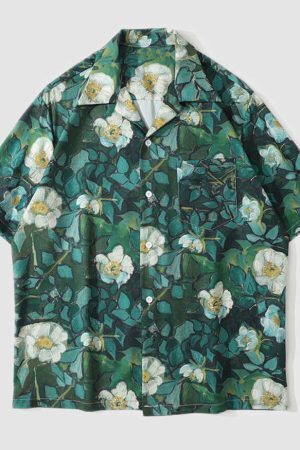 Style Core Aesthetics, New Style Trends Floral Full Print Shirt
